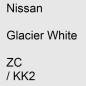 Preview: Nissan, Glacier White, ZC / KK2.